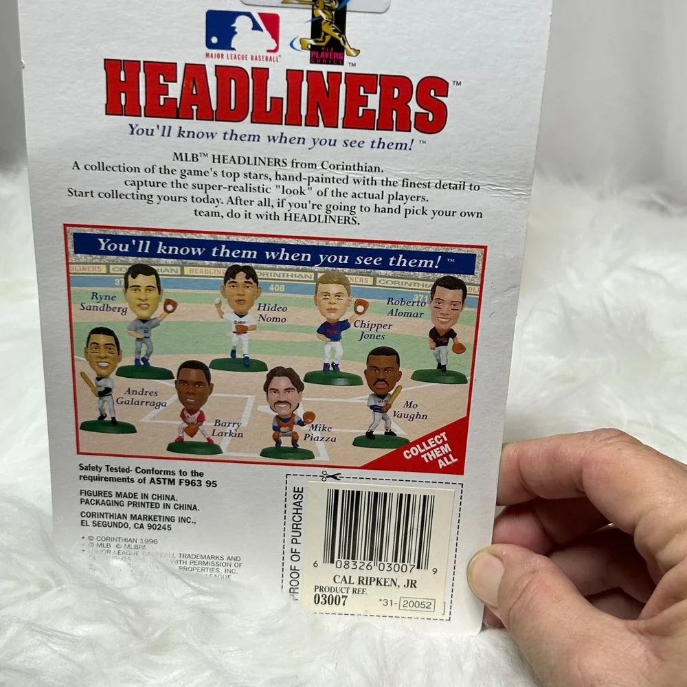 Cal Ripken‎ Jr Orioles MLB Headliners Corinthian Bobblehead Figure NEW 1996